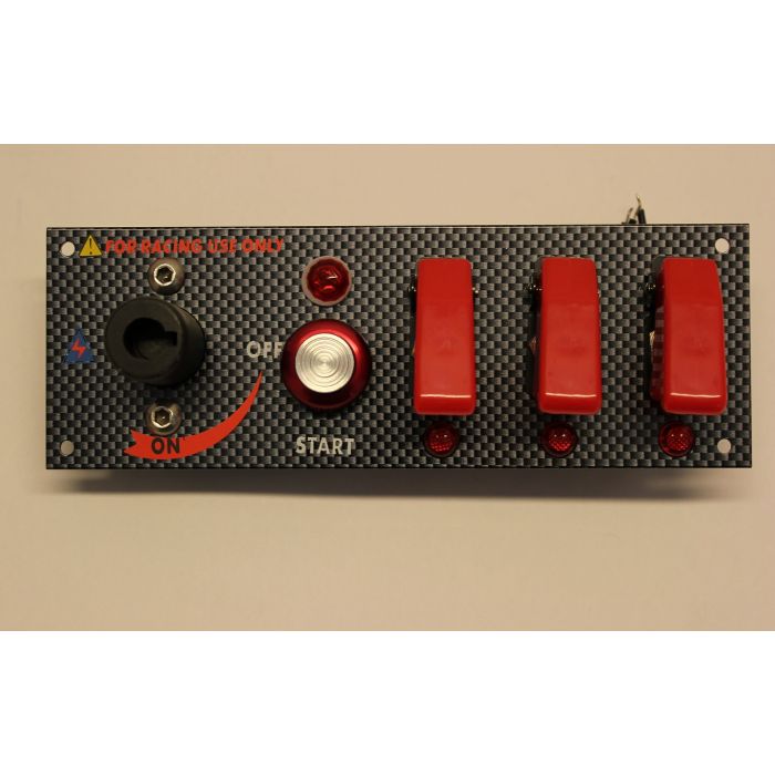 STRØMBRYTER PANEL CARBON