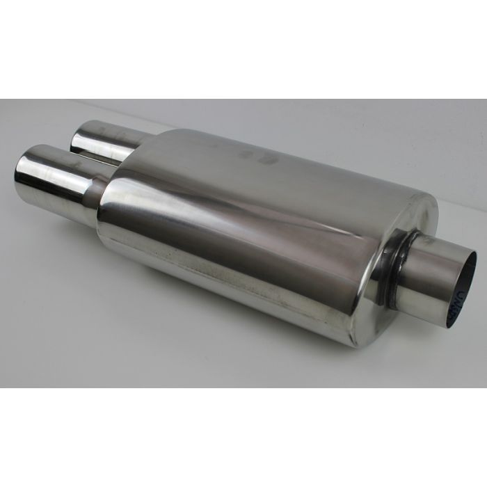 EKSOS ENDEPOTTE RUSTFRI INN 3"(76MM) UT 2X3"(2X76MM)