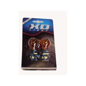 X-D LIGHT T20 5/21W 12V ORANGE AMBER PLASTIC BASE -PAIR